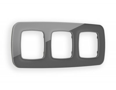 Рамка OMEGA Radian (Антрацит серый Стекло органическое) 3-ая OF320653 Ambrella Volt Рамка OMEGA Radian (Антрацит серый Стекло органическое) 3-ая OF320653 Ambrella Volt