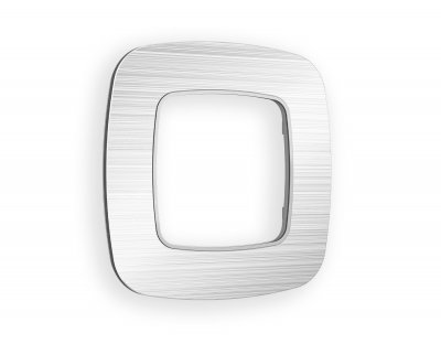 Рамка OMEGA Radian (Серебро Металл шлифованный) 1-ая OF580101 Ambrella Volt Рамка OMEGA Radian (Серебро Металл шлифованный) 1-ая OF580101 Ambrella Volt