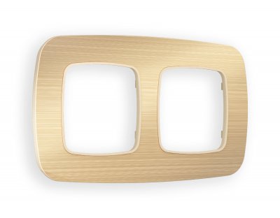 Рамка OMEGA Radian (Шампань Металл шлифованный) 2-ая OF580302 Ambrella Volt Рамка OMEGA Radian (Шампань Металл шлифованный) 2-ая OF580302 Ambrella Volt