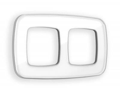 Рамка OMEGA Coint (Белый Стекло органическое/Серебро) 2-ая OF640132 Ambrella Volt Рамка OMEGA Coint (Белый Стекло органическое/Серебро) 2-ая OF640132 Ambrella Volt