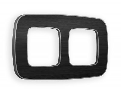 Рамка OMEGA Coint (Черный Стекло органическое/Сталь) 2-ая OF640532 Ambrella Volt Рамка OMEGA Coint (Черный Стекло органическое/Сталь) 2-ая OF640532 Ambrella Volt