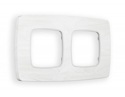 Рамка OMEGA Opera (Белый мрамор) 2-ая OF940102 Ambrella Volt