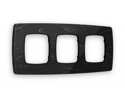Рамка OMEGA Opera (Черный мрамор) 3-ая OF940703 Ambrella Volt