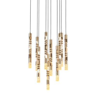 Подвесной светильник OM2365-F10 gold