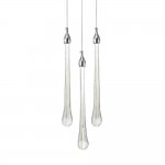 Подвесной светильник Teardrop 3 chrome OM801670-3-CH Delight