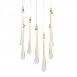 Подвесной светильник Teardrop 7 gold OM801670-7-G Delight