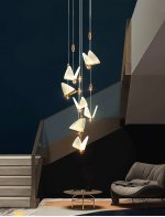 Подвесной светильник OM8201008-7 rose gold Delight