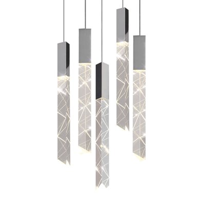 Подвесной светильник Trinity 5 chrome OM8201013-5 chrome Delight