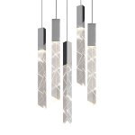 Подвесной светильник Trinity 5 chrome OM8201013-5 chrome Delight