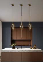 Подвесной светильник Pezzo 1 gold OM82112-1b gold Delight