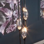 Подвесной светильник Pezzo 9 pearl black OM82113-9 pearl black Delight