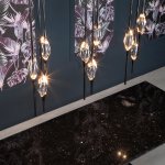 Подвесной светильник Pezzo 9 pearl black OM82113-9 pearl black Delight