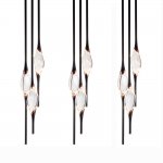 Подвесной светильник Pezzo 9 pearl black OM82113-9 pearl black Delight