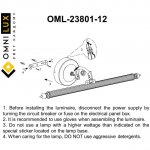 Светильник настенный (Бра) Omnilux OML-23801-12 Bolsena