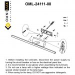 Светильник настенный (Бра) Omnilux OML-24111-08 Bresso