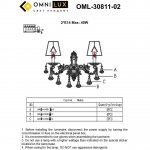 Светильник бра Omnilux OML-30811-02 Catanzaro