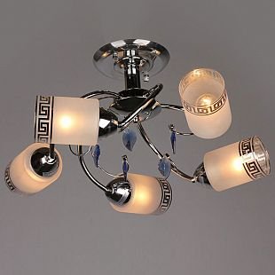 Люстра потолочная Omnilux OML-36807-05 Valromey Люстра потолочная Omnilux OML-36807-05 Valromey