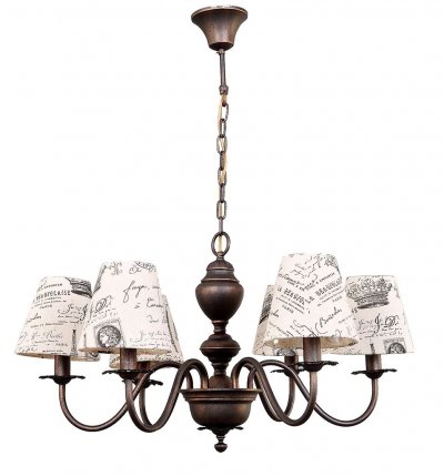 Люстра подвесная Omnilux OML-46303-06 Rimini Люстра подвесная Omnilux OML-46303-06 Rimini