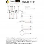 Светильник бра Omnilux OML-50401-01 Fontelo