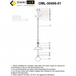 Подвесной светильник Omnilux OML-50406-01 Fontelo