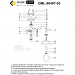 Люстра потолочная Omnilux OML-50407-03 Fontelo