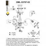 Люстра потолочная Omnilux OML-53707-03 Priatu