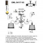 Люстра потолочная Omnilux OML-54117-03