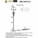 Торшер Omnilux OML-60815-01 Cremona
