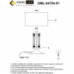 Настольная лампа Omnilux OML-64704-01 Alghero