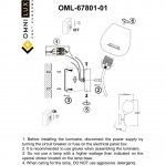 Светильник настенный (Бра) Omnilux OML-67801-01 Pavarolo