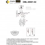 Светильник настенный (Бра) Omnilux OML-69001-02 Saviano