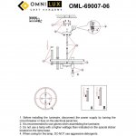 Люстра потолочная Omnilux OML-69007-06 Saviano