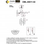 Светильник настенный (Бра) Omnilux OML-69011-02 Saviano