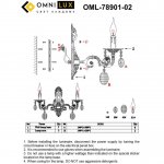 Светильник бра Omnilux OML-78901-02 Aosta