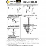 Люстра подвесная Omnilux OML-81303-13 Lariano