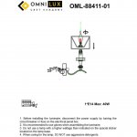 Светильник настенный (Бра) Omnilux OML-88411-01 Arosio