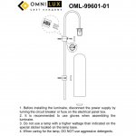 Светильник настенный (Бра) Omnilux OML-99601-01 Parrini