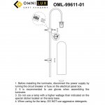 Светильник настенный (Бра) Omnilux OML-99611-01 Parrini
