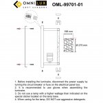 Светильник настенный (Бра) Omnilux OML-99701-01 Onte