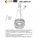 Люстра подвесная Omnilux OML-99903-62 Strasatti