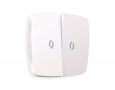 Лицевая панель OMEGA (Жемчуг) для 2-клавишных выключателей с подсветкой QUANT OP2040 Ambrella Volt Лицевая панель OMEGA (Жемчуг) для 2-клавишных выключателей с подсветкой QUANT OP2040 Ambrella Volt