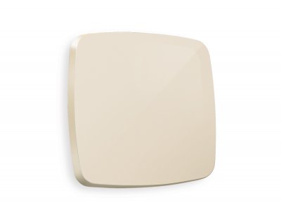 Лицевая панель OMEGA (Бежевый глянец) для 1-клавишных выключателей QUANT OP3010 Ambrella Volt