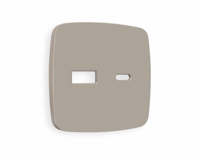 Лицевая панель OMEGA (Серо-бежевый матовый) для розетки 2USB A+C QUANT OP3710 Ambrella Volt Лицевая панель OMEGA (Серо-бежевый матовый) для розетки 2USB A+C QUANT OP3710 Ambrella Volt