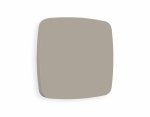 Лицевая панель OMEGA (Серо-бежевый матовый) заглушка для суппорта QUANT OP3760 Ambrella Volt