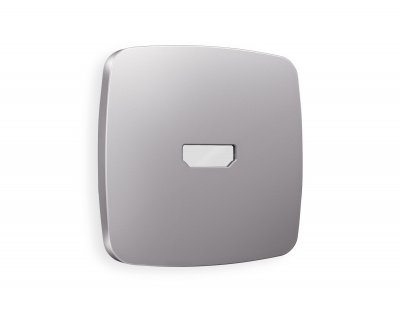 Лицевая панель OMEGA (Сталь матовый) для HDMI розетки QUANT OP5140 Ambrella Volt