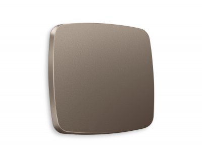 Лицевая панель OMEGA (Темная бронза матовый) для 1-клавишных выключателей QUANT OP6310 Ambrella Volt Лицевая панель OMEGA (Темная бронза матовый) для 1-клавишных выключателей QUANT OP6310 Ambrella Volt