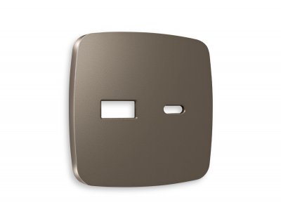 Лицевая панель OMEGA (Темная бронза матовый) для розетки 2USB тип A+C QUANT OP6410 Ambrella Volt Лицевая панель OMEGA (Темная бронза матовый) для розетки 2USB тип A+C QUANT OP6410 Ambrella Volt