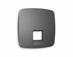 Лицевая панель OMEGA (Антрацит серый) для компьютерной/телефонной розетки RJ-45/RJ-11 QUANT OP6620 Ambrella Volt