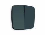 Лицевая панель OMEGA (Графит Мягкое касание) для 2-клавишных выключателей QUANT OP9030 Ambrella Volt