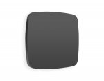 Лицевая панель OMEGA (Графит Мягкое касание) заглушка для суппорта QUANT OP9160 Ambrella Volt